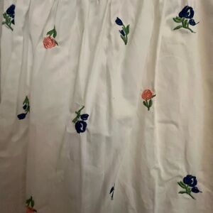 White and Floral Baby Doll Dress- Altar’d State size XL